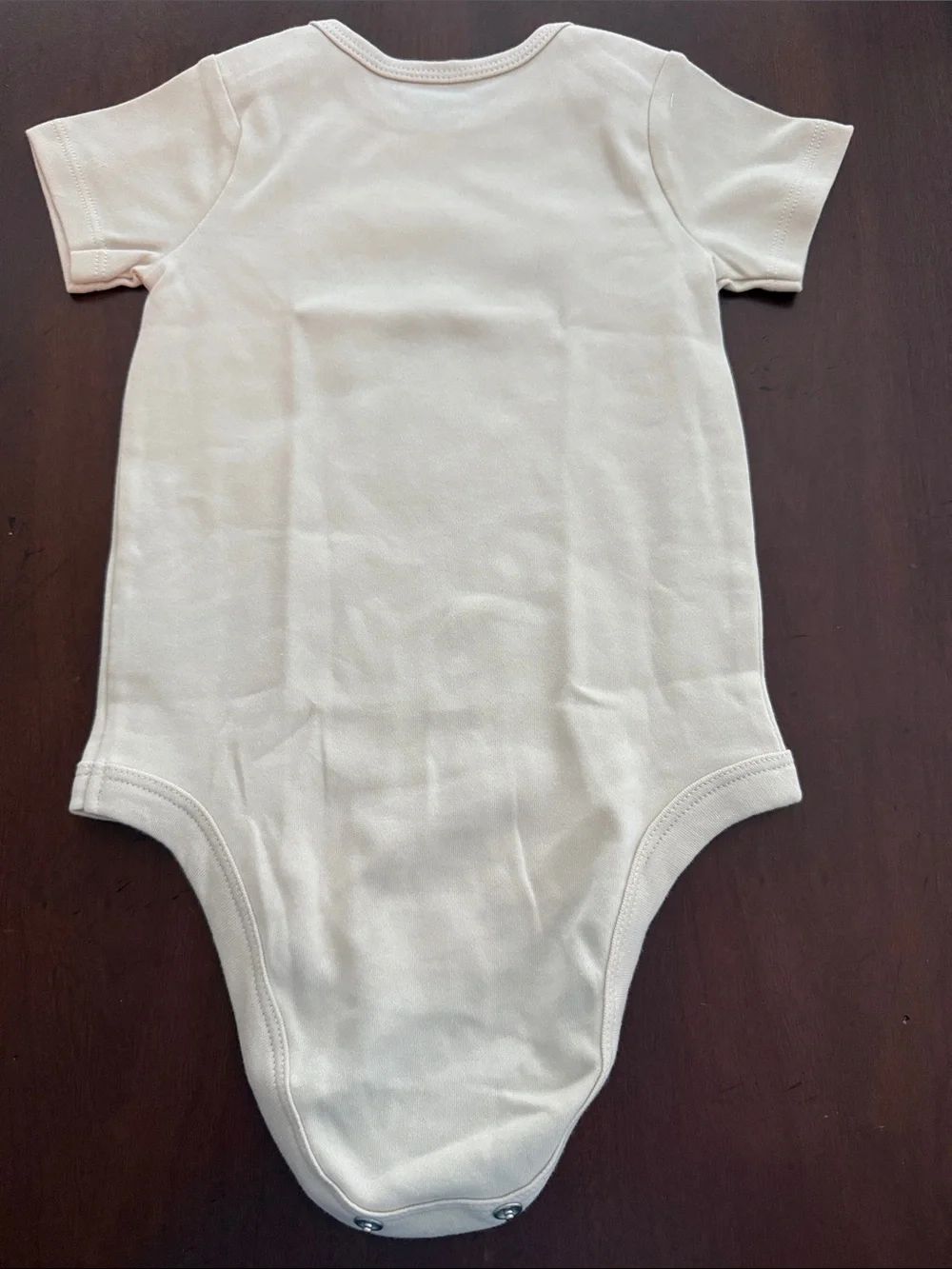 Gerber Cream Baby Bodysuit with Colorful Rainbow 